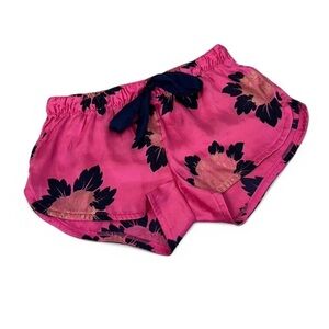 Y2k 2013 Aerie Pink & Dark Navy Blue Pajama Shorts - Size XS